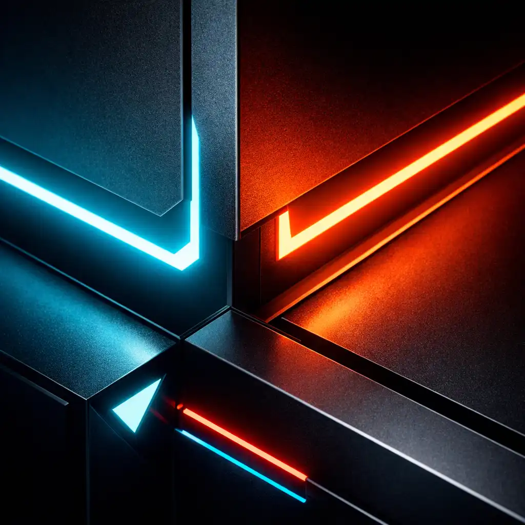 Neon fény részletek